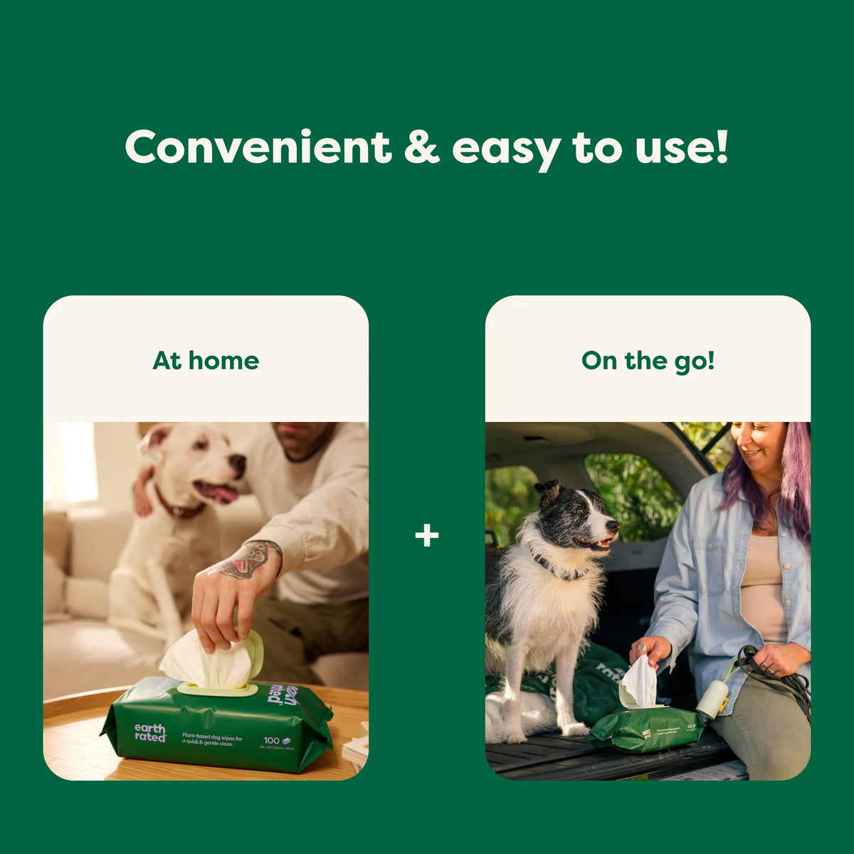 Dog Grooming Wipes - Hypoallergenic Wipes for Paws, Body & Bum | Gentle Daily Cleaning
