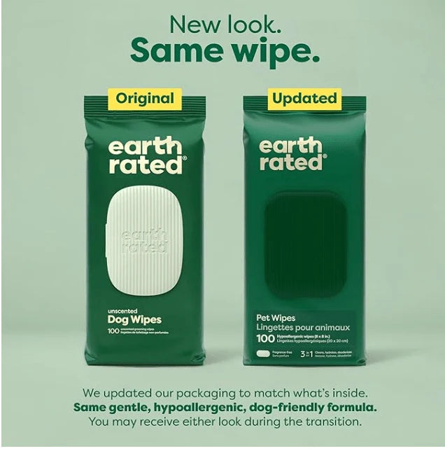 Dog Grooming Wipes - Hypoallergenic Wipes for Paws, Body & Bum | Gentle Daily Cleaning