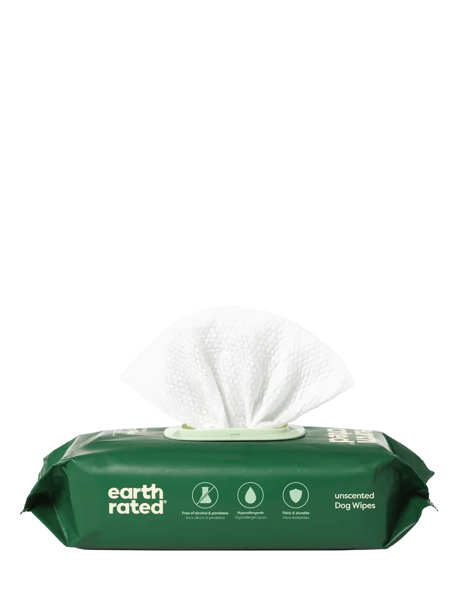 Dog Grooming Wipes - Hypoallergenic Wipes for Paws, Body & Bum | Gentle Daily Cleaning